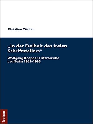 cover image of "In der Freiheit des freien Schriftstellers"